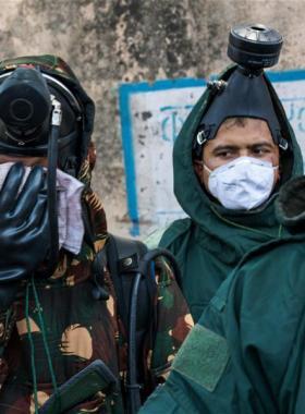 新德里6日發(fā)生煤氣泄漏事故，約200名學生現(xiàn)中毒癥狀